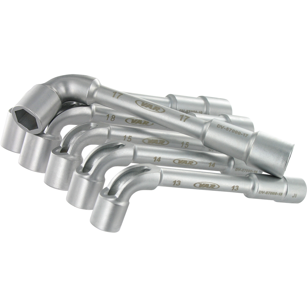 VAR | Set of 6 angled open socket wrenches