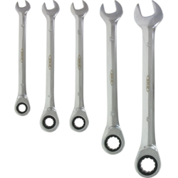 VAR | Set of 5 ratchet combination wrenches
