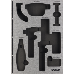 VAR | Tool tray for chain tools with pre-cut zone