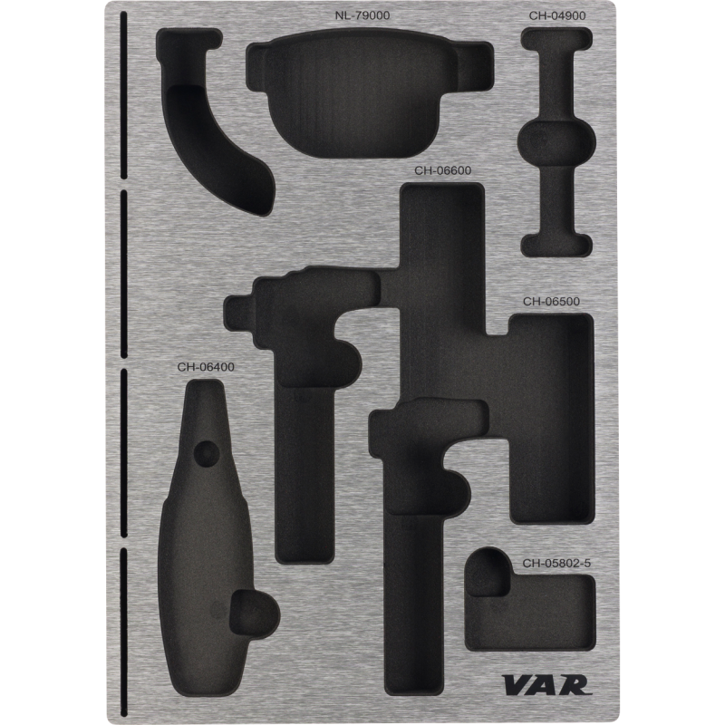 VAR | Tool tray for chain tools with pre-cut zone