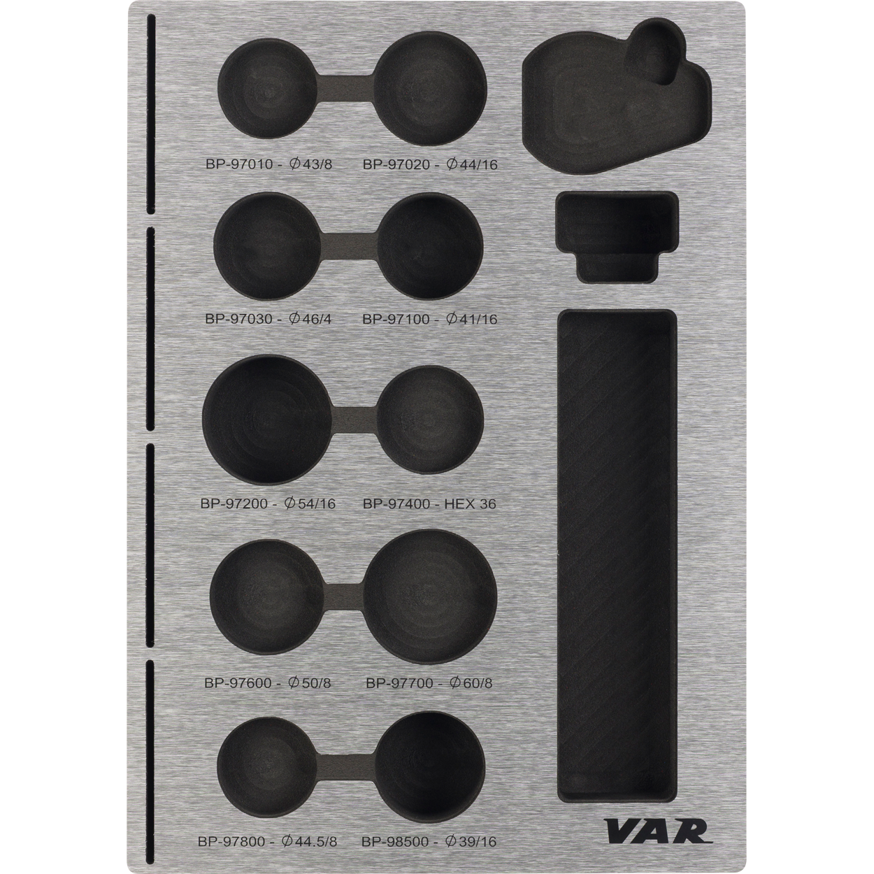 VAR | Tool tray for eBike lockrings with pre-cut zone