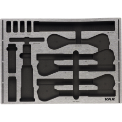 VAR | Tool tray for headsets with pre-cut zone