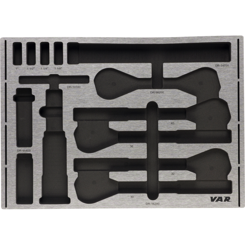 VAR | Tool tray for headsets with pre-cut zone