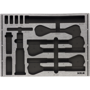 VAR | Tool tray for headsets with pre-cut zone