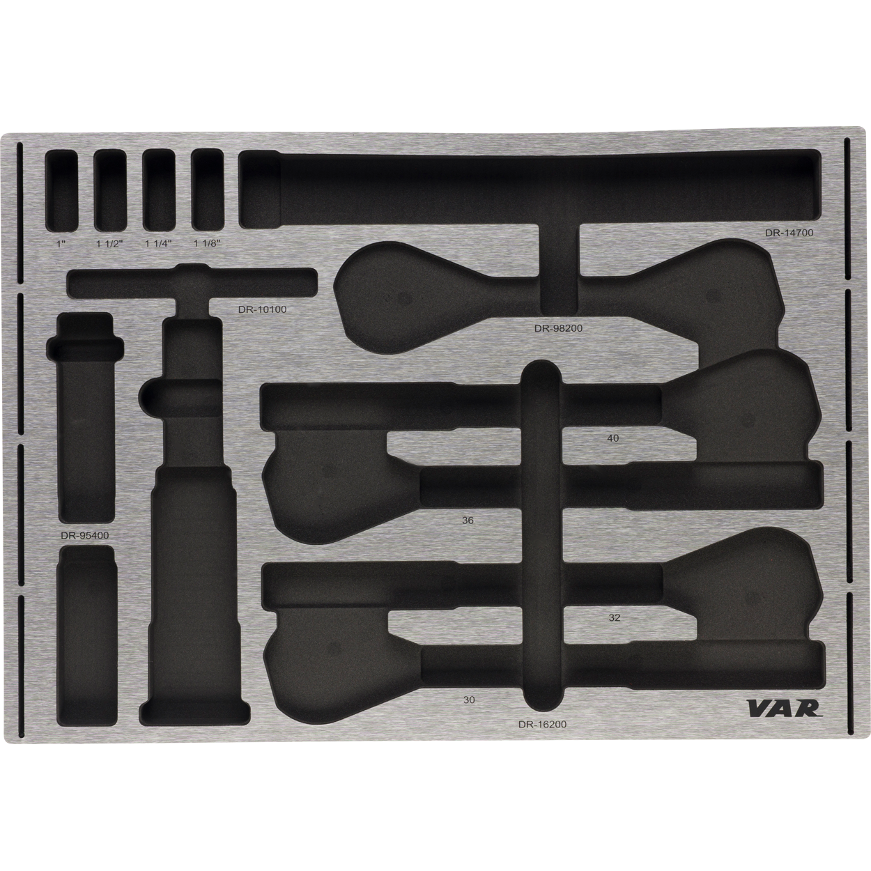 VAR | Tool tray for headsets with pre-cut zone