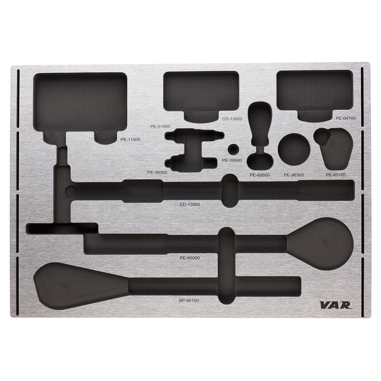VAR | Tool tray for CD-13900, cranskets and pedals with pre-cut zone