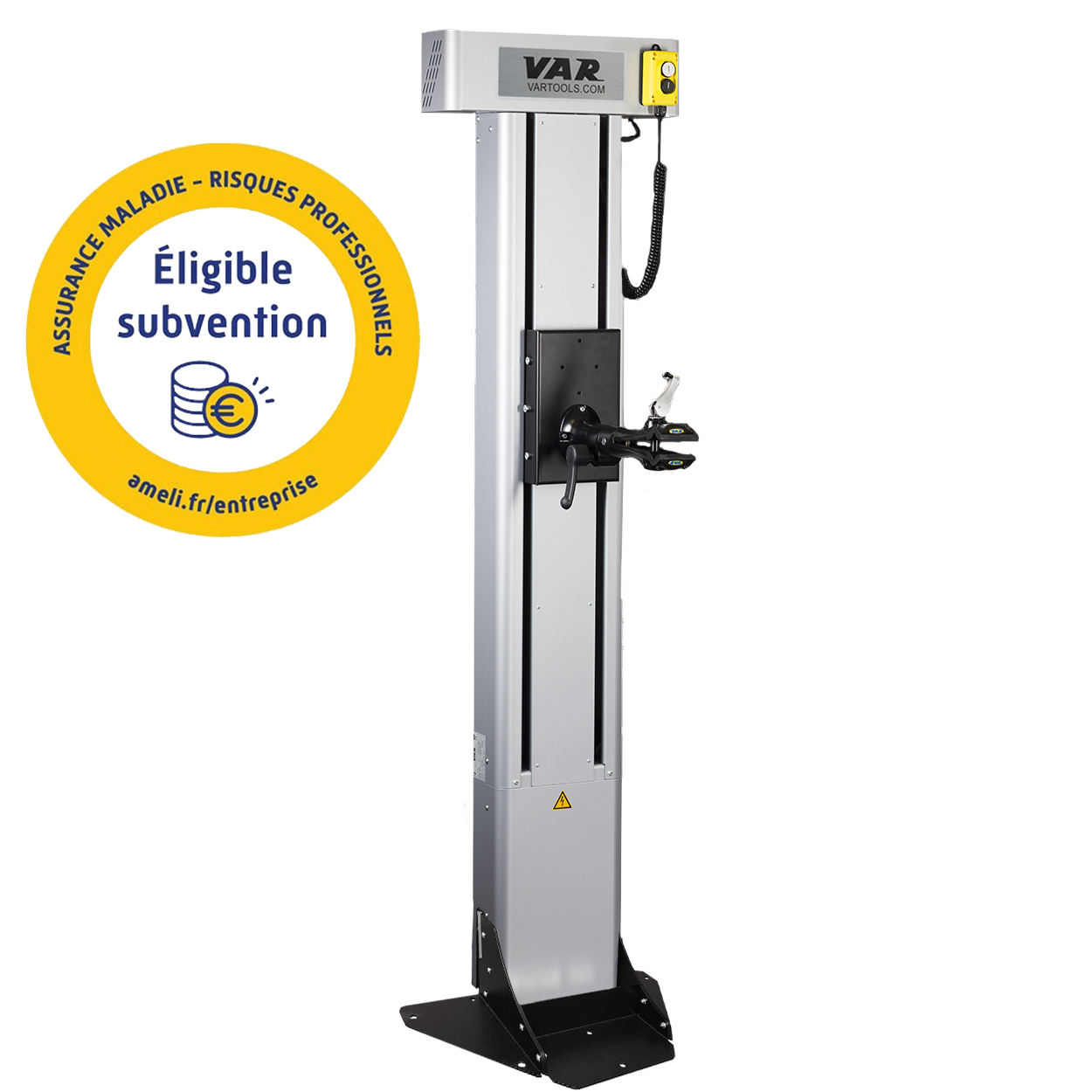 VAR | Electric repair stand with floor fastening - 1 clamp