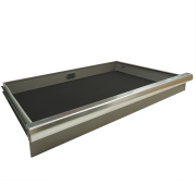 VAR | Tiroir GRIS pour meuble bas - 59 x 6 cm