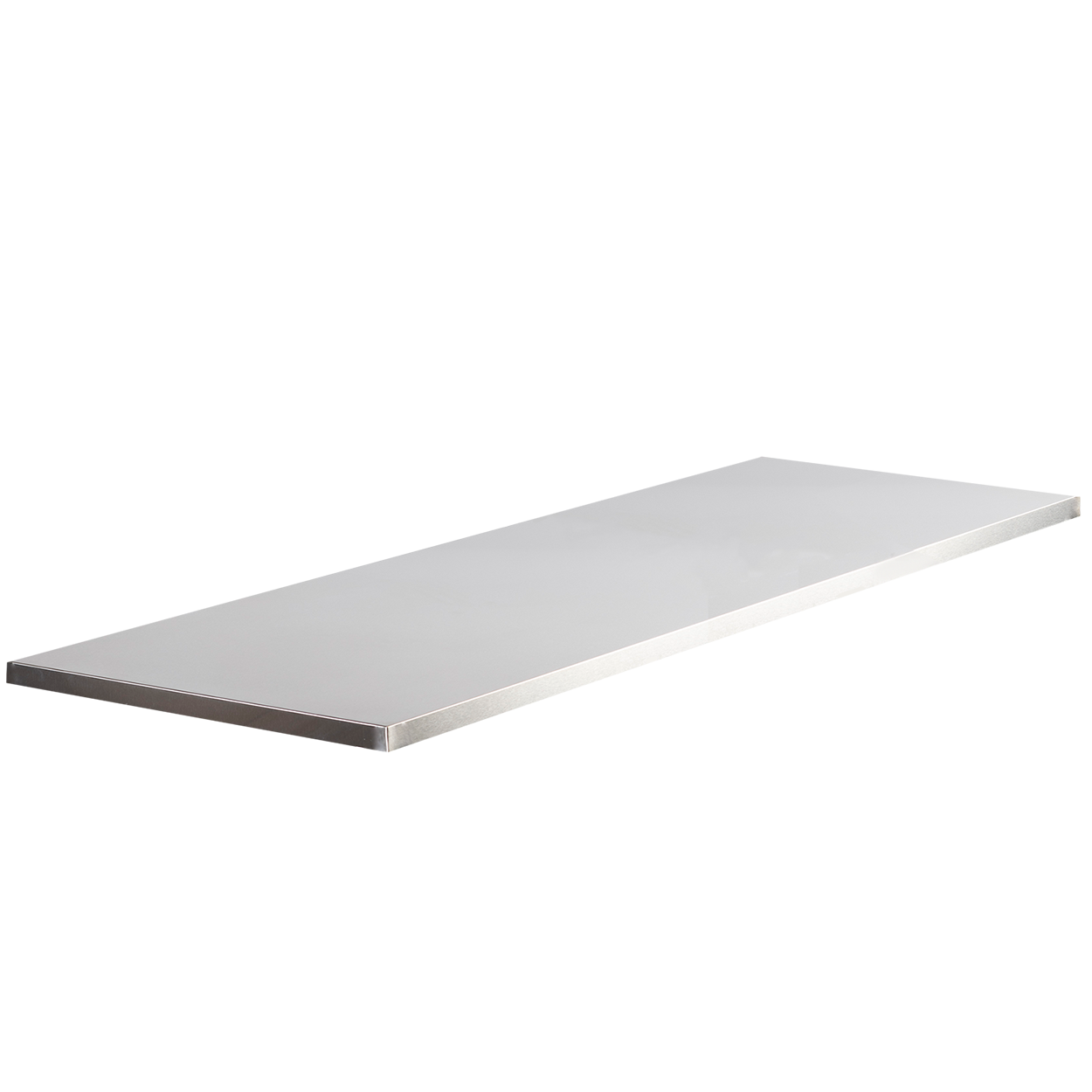 VAR | Deep stainless steel bench top for 3 units - length 204cm depth 69cm