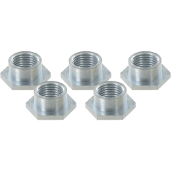 VAR | Set 5 replacement T-nuts for steel derailleur hanger-5.85mm thickness