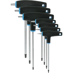 VAR | Set 7 P-handled Torx wrenches from 7 to 40