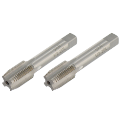 VAR | Jeu 2 tarauds main p/ manivelles 1/2''x20 tpi pas D et G