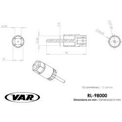 VAR | Démonte cassette avec pilote Shimano Hyperglide...sur carte