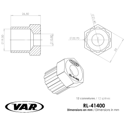 VAR | Démonte cassette Campagnolo, Shimano UG...- sur carte