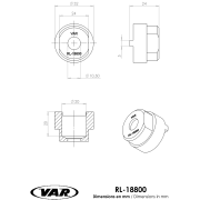VAR | 2 notch freewheel remover for Cyclo - Regina 4/5/6 speed