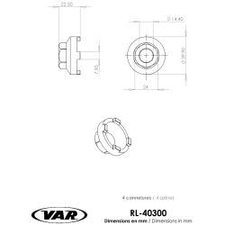 VAR | 4 notch BMX freewheel remover