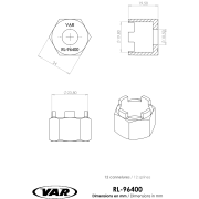 VAR | 4 notch freewheel remover for Suntour
