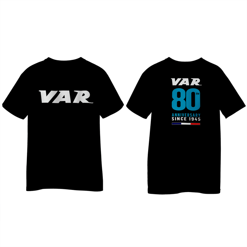 VAR | "T-shirt VAR - Édition ""80 ANS"" - Taille XL"