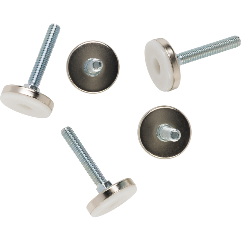 Jeu de 5 pieds réglables pour meuble d'angle MO-52606