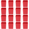 Set of 16 insert boxes - RED