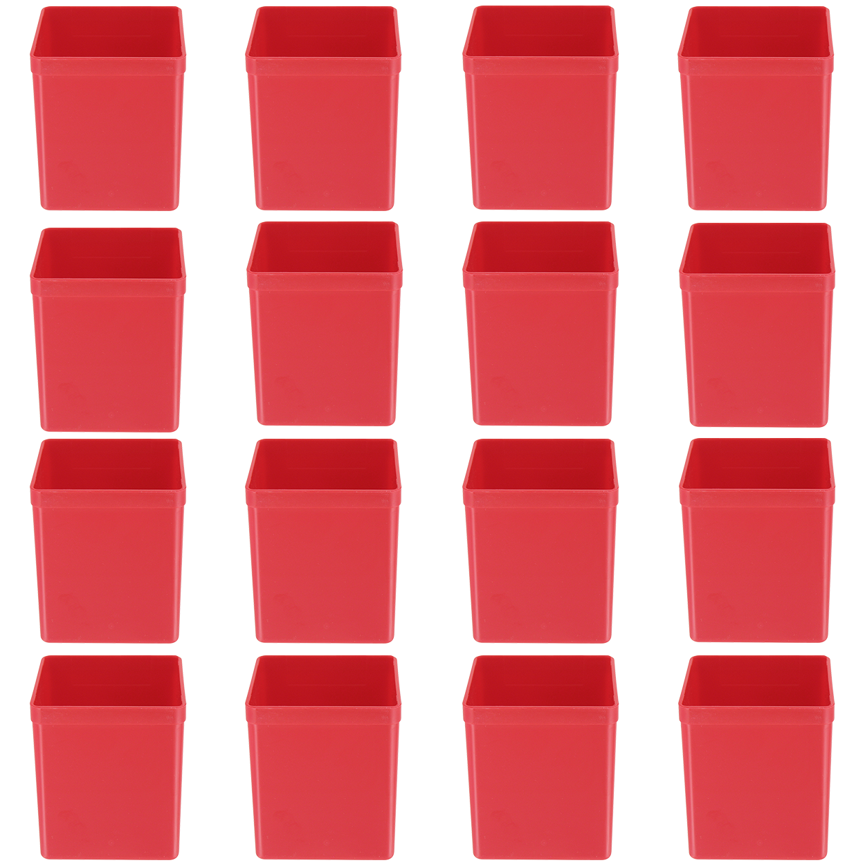Set of 16 insert boxes - RED