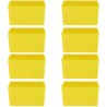 Set of 8 insert boxes - YELLOW