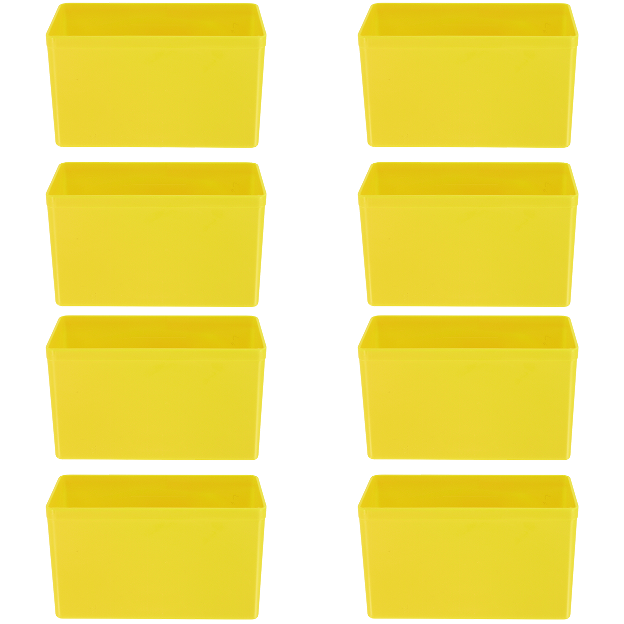 Jeu de 8 godets jaunes