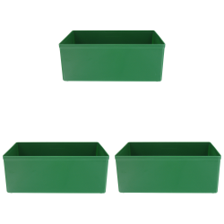 Set of 3 insert boxes - GREEN