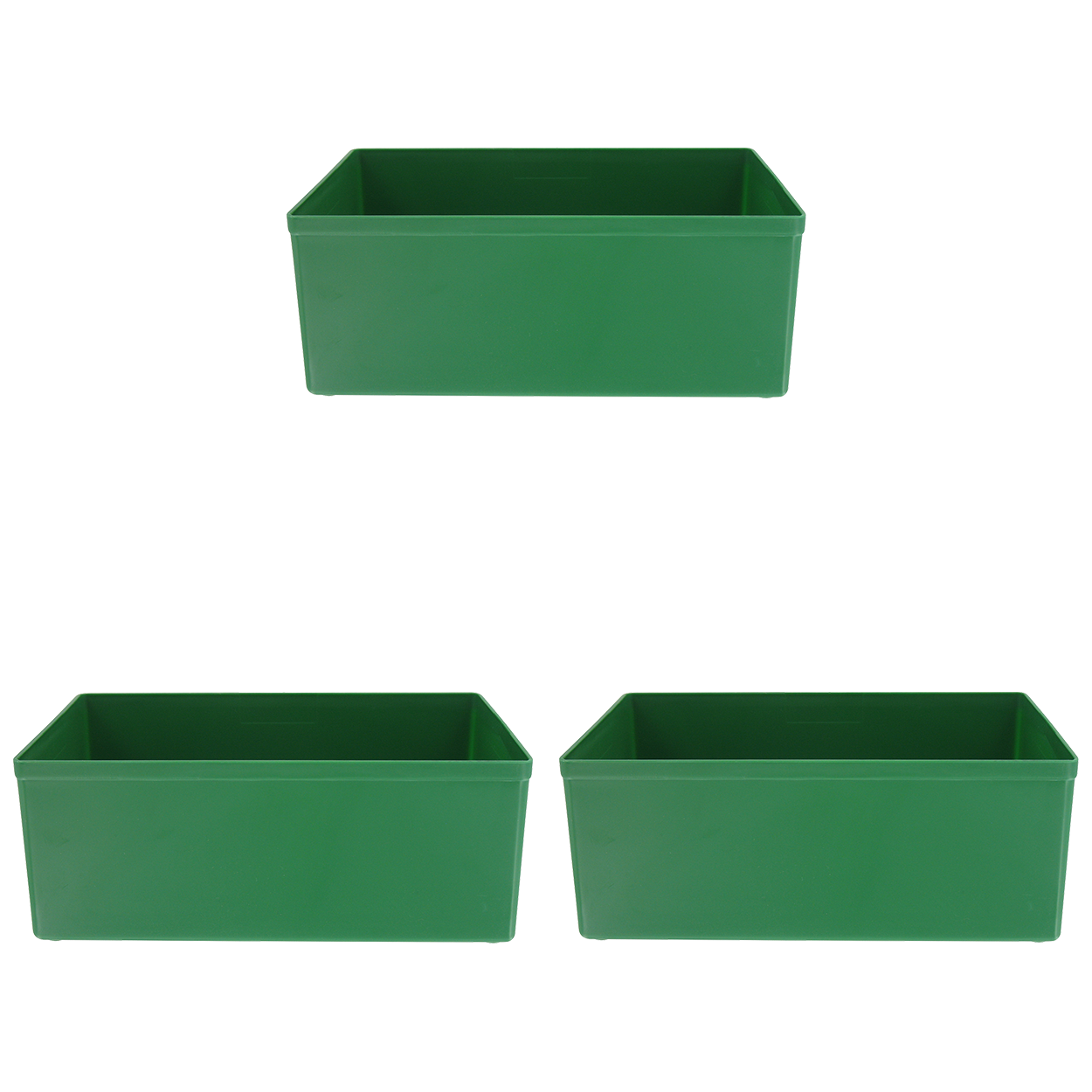 Jeu de 3 godets verts