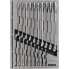 VAR | Tool tray for combination wrenches - TOOLS INCLUDED