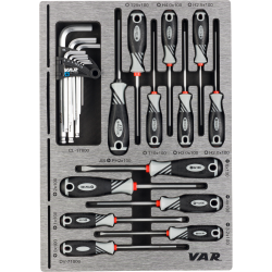 VAR | Tool tray for screwdrivers and hex wrenches - TOOLS INCLUDED