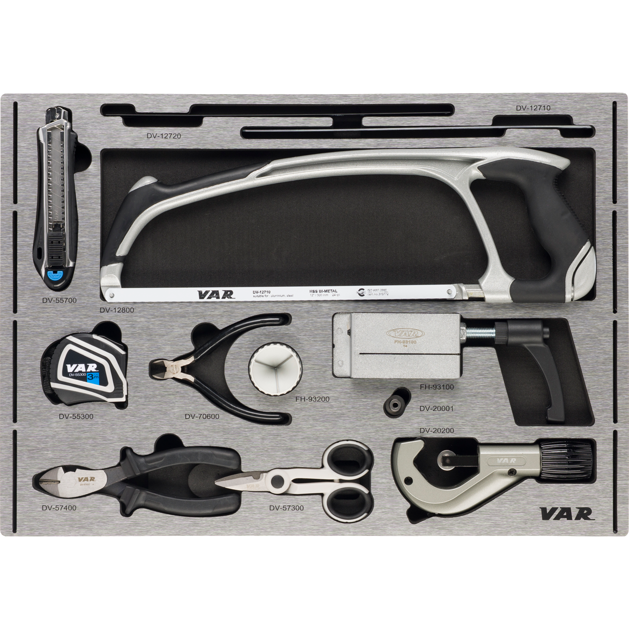 VAR | Mousse outil pour outils de découpe - OUTILS INCLUS