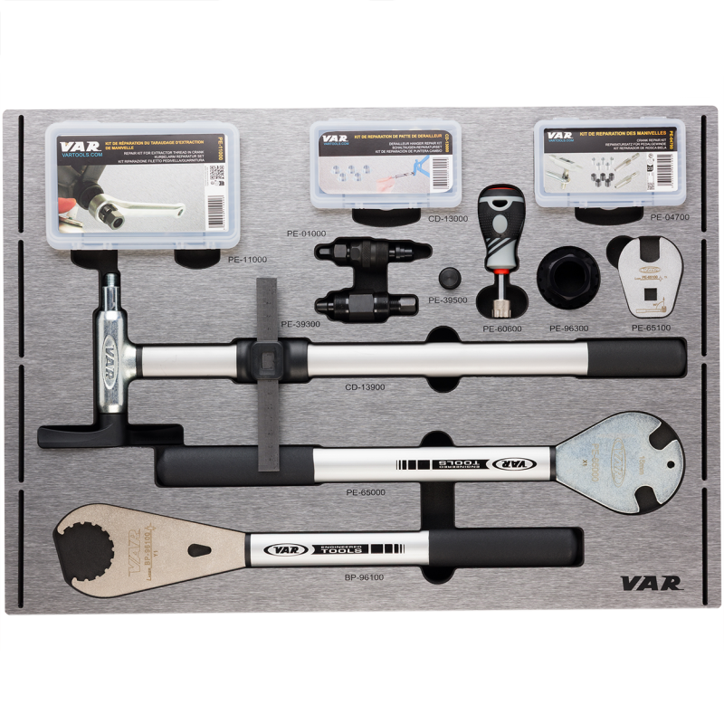 Tool tray for CD-13900, cranskets and pedals - TOOLS INCLUDED