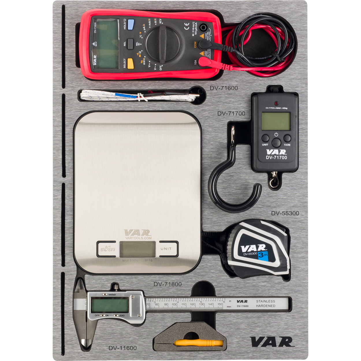 VAR | Tool tray for measuring tools - TOOLS INCLUDED