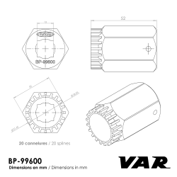 VAR | Outil boitier de pédalier Shimano Octalink