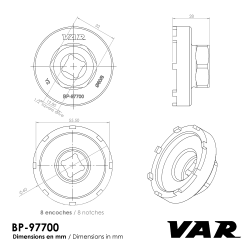 VAR | Outil pour écrou de boitier Bosch Classic et Cruise Drive Unit