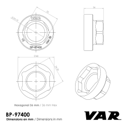 VAR | BB tool for Yamaha PW-SE, PW-TE lockring