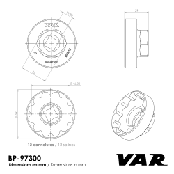 VAR | BB tool for Praxis M30 BB cup