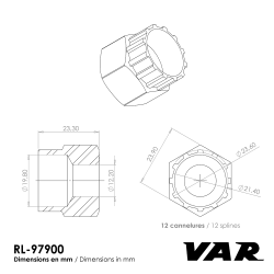 VAR | Démonte cassette Shimano Hyperglide