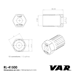 VAR | Démonte roue-libre allongé Falcon
