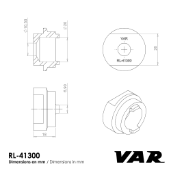 VAR | 2 notch freewheel remover f/ Suntour, Sachs Aris, Maillard 700