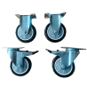 Set of 4 casters (2 with brakes) for MO-52609