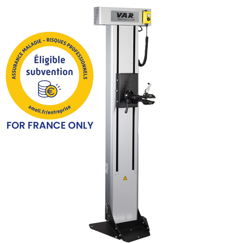 VAR | Electric repair stand with floor fastening - 1 clamp