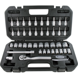 VAR | 3/8" square ratchet wrench and socket set