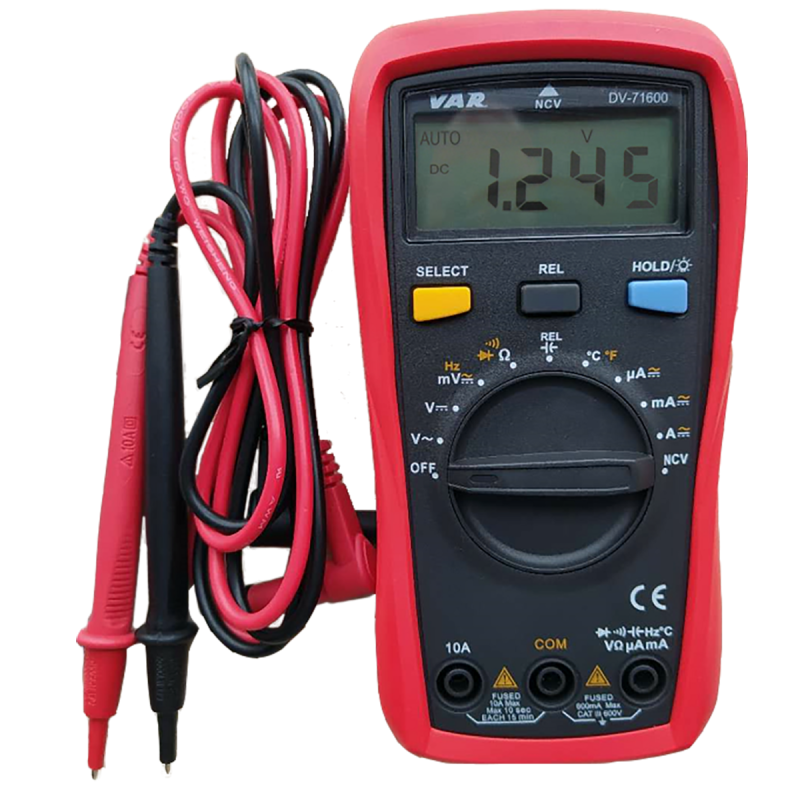 VAR | Auto ranging digital multimeter
