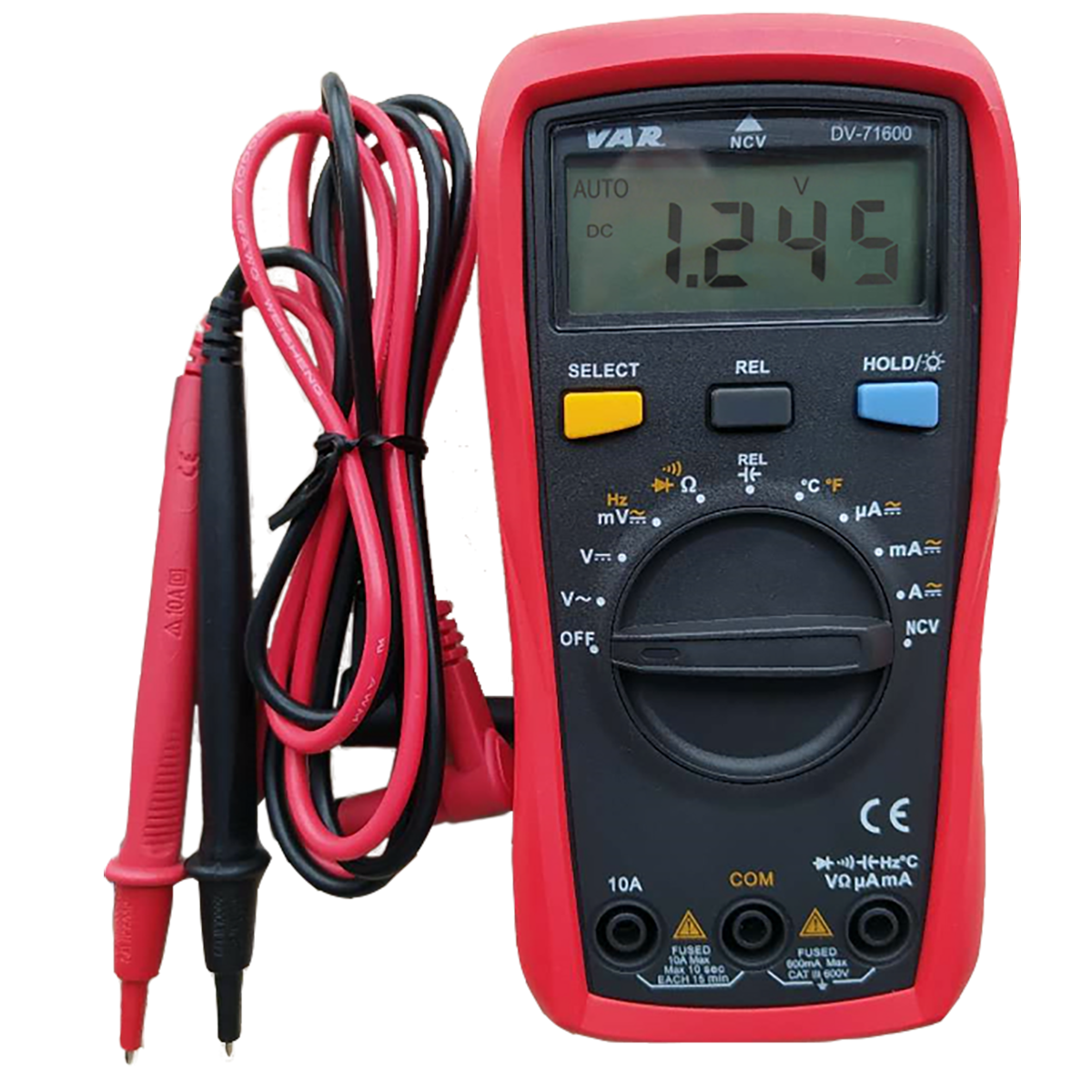 VAR | Auto ranging digital multimeter