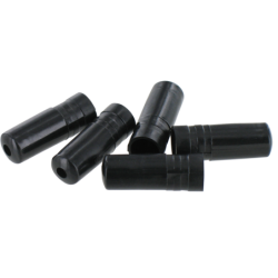 VAR | bottle 100 plastic cable housing ferrules Ø 5mm - black