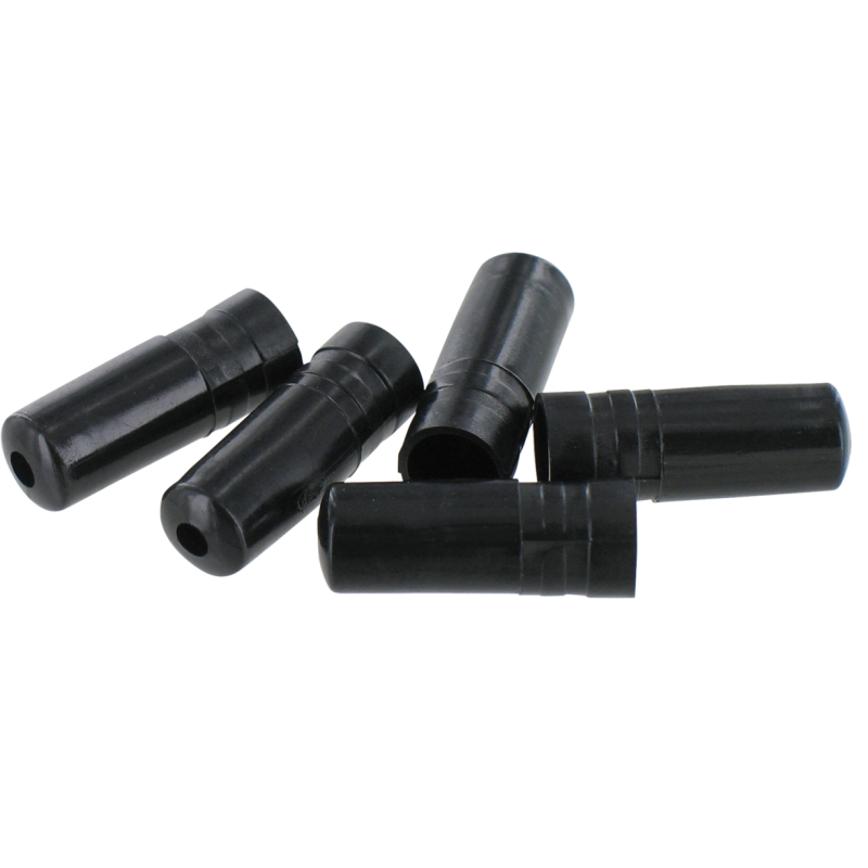 VAR | bottle 100 plastic cable housing ferrules Ø 5mm - black