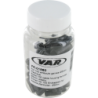 VAR | bottle 100 plastic cable housing ferrules Ø 5mm - black