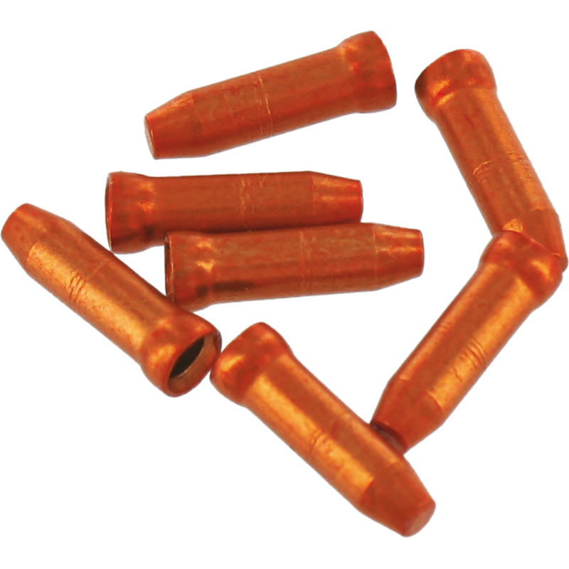 VAR | Flacon 200 embouts câbles aluminium - orange
